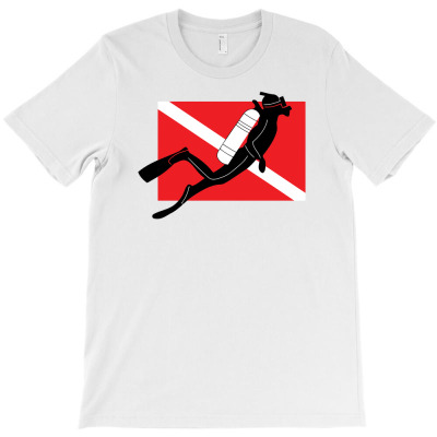 Scuba Diver Funny Diving T-shirt Designed By Kurnia Purnamasari