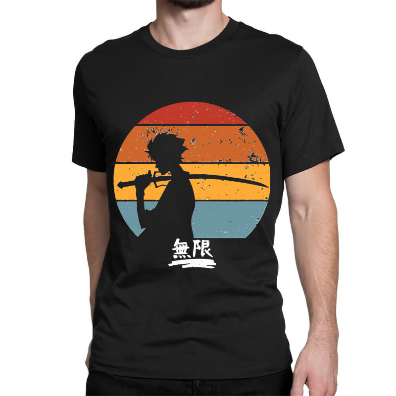 Samurai Champloo Mugen Sunset Silhouette Mugen Samurai Champloo Classi Classic T-shirt by lyheranea | Artistshot