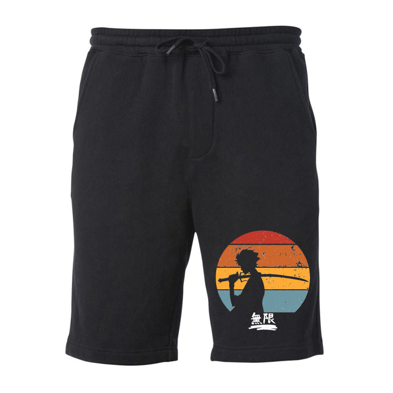 Samurai Champloo Mugen Sunset Silhouette Mugen Samurai Champloo Classi Fleece Short by lyheranea | Artistshot