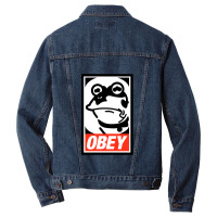 Obey Hypnotic Toad Gift Men Denim Jacket | Artistshot