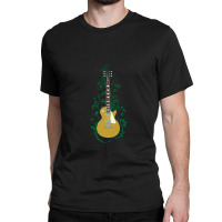 Gold Lp Style Electric Guitar Flowering Vines 1 Classic T-shirt | Artistshot