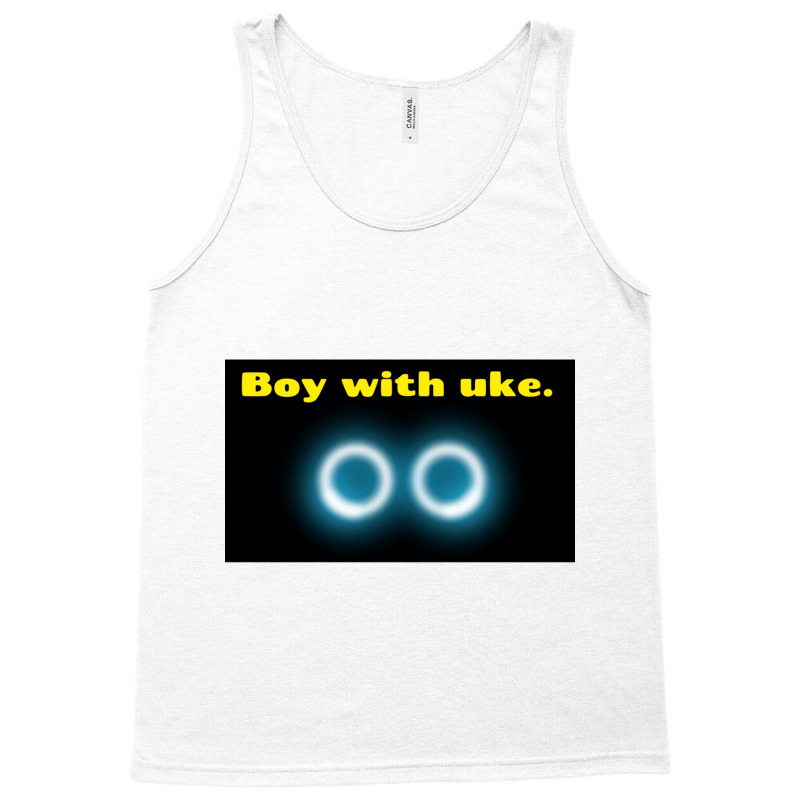 Boy Uke...he_s With A Uke Ukulele Tank Top by cm-arts | Artistshot