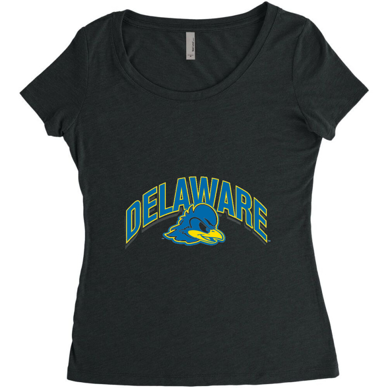 Delaware Fightin' Blue Women's Triblend Scoop T-shirt | Artistshot