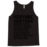 All Hispanic Countries - Hispanic Heritage Month - Latino National His Tank Top | Artistshot