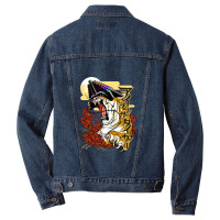 Eye Of The Tiger Men Denim Jacket | Artistshot