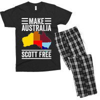 Make Australia Scott Free Men's T-shirt Pajama Set | Artistshot