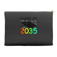 Graduation Class Of 2035 Hand Prints Space Pre-k -12th Grade Accessory Pouches | Artistshot