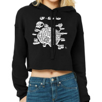 Analysis Paralysis Black Print Cropped Hoodie | Artistshot