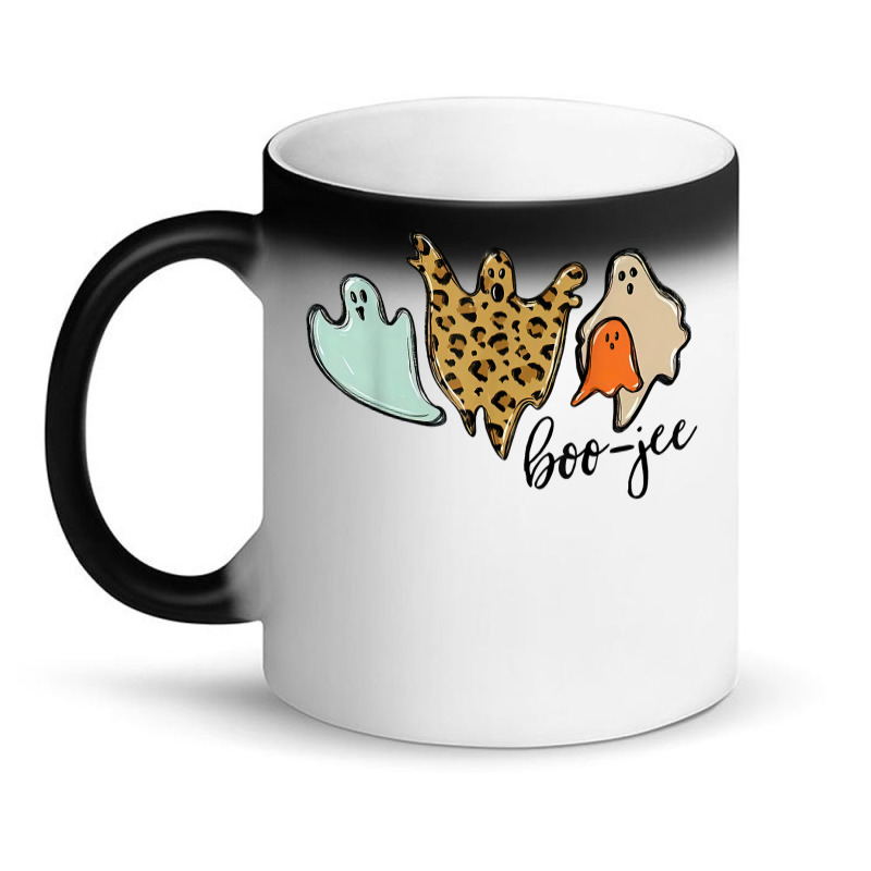 Boo Jee Leopard Funny Halloween Ghost T Shirt Magic Mug | Artistshot