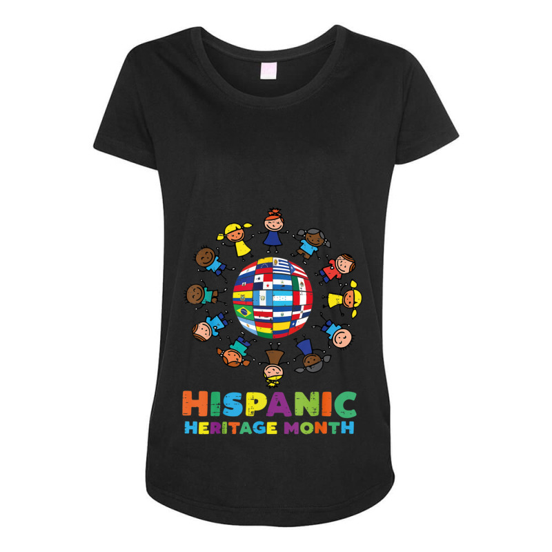 Hispanic Heritage Month Maternity Scoop Neck T-shirt by JENNYKISS | Artistshot