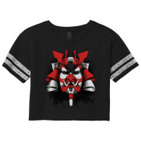 Mask Geisha Angry Devil Scorecard Crop Tee | Artistshot