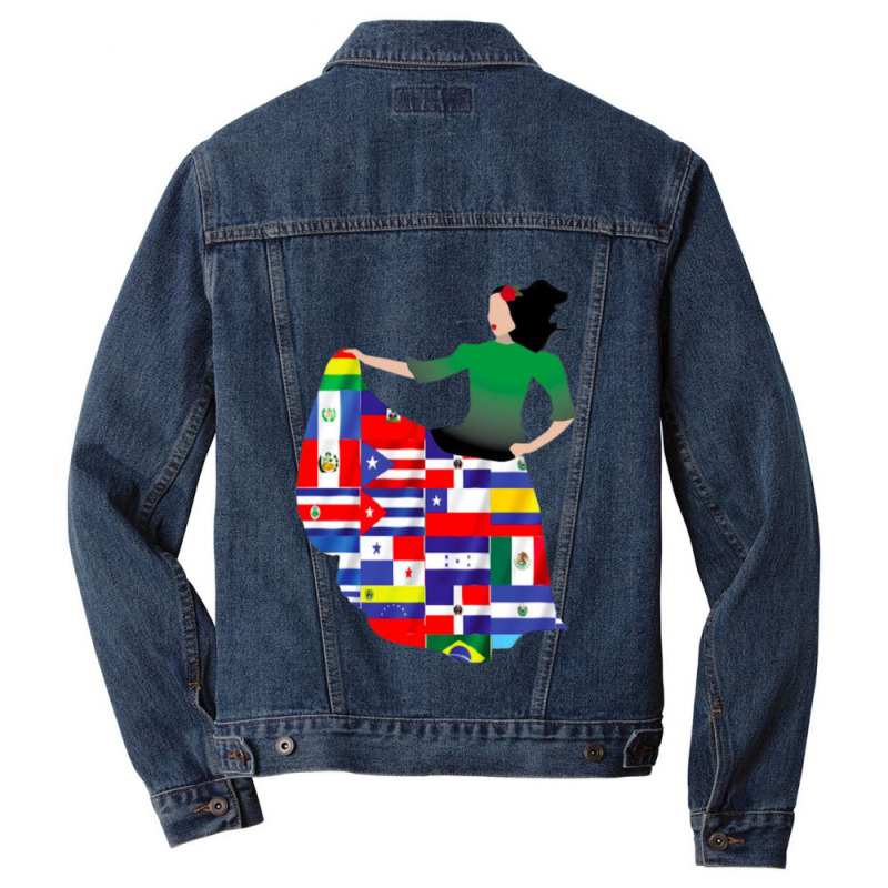 Hispanic Heritage Month  (4) Men Denim Jacket by JENNYKISS | Artistshot