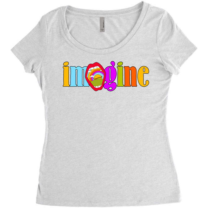 Imagine Women's Triblend Scoop T-shirt by autlu2024 | Artistshot