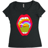 Mouthful Energy Women's Triblend Scoop T-shirt | Artistshot