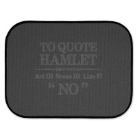 Stage Manager Actor Theatre Shakespeare Hamlet Quote Rear Car Mat | Artistshot