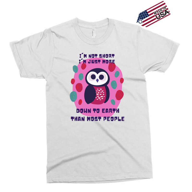 Funny Owl Pun Not Short Exclusive T-shirt | Artistshot