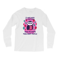 Funny Owl Pun Not Short Long Sleeve Shirts | Artistshot