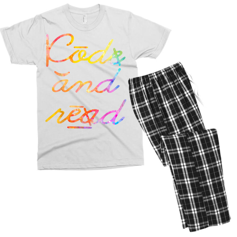 Code And Read Dyslexia Awareness T Shirt Men's T-shirt Pajama Set by cm-arts | Artistshot