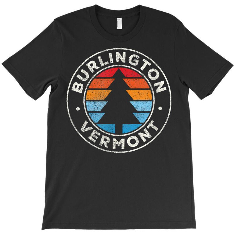 Burlington Vermont Vt Vintage Graphic Retro 70s T Shirt T-shirt | Artistshot