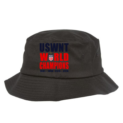 Uswnt 2019 Women’s World Cup Champions Bucket Hat Designed By Pinkanzee