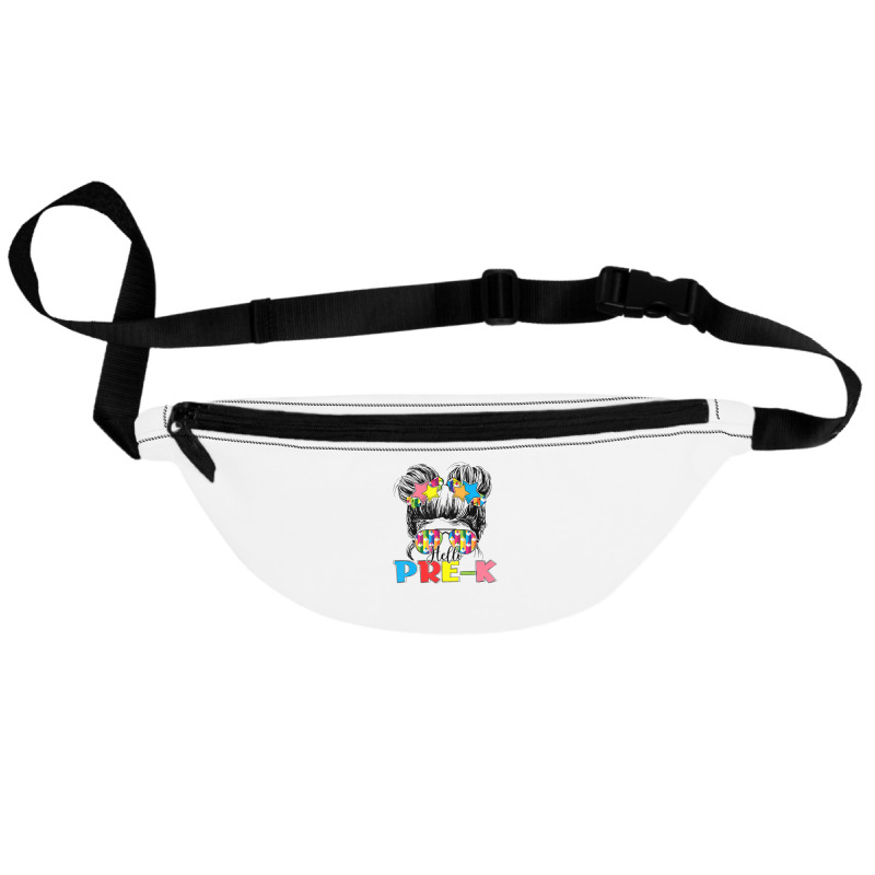 Hello Pre K Toddler Girls First Day Of School Fanny Pack | Artistshot