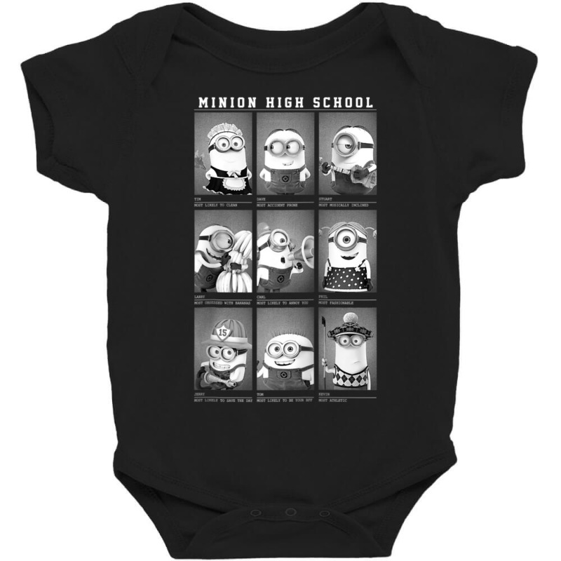 High School Most Likely To Photo Grid Baby Bodysuit by BuiDoc | Artistshot