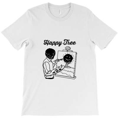 Happy Tree T-shirt Designed By Denny Sumargo