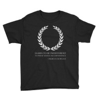 Classical Rome Stoic Philosophy Caesar Marcus Aurelius Quote Youth Tee | Artistshot