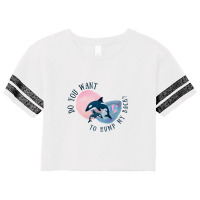 Funny Whale Pun Hump My Back Scorecard Crop Tee | Artistshot