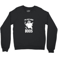 Here For The Boos Crewneck Sweatshirt | Artistshot