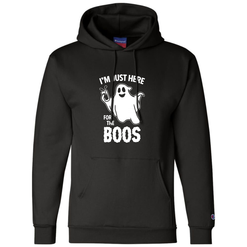 Here For The Boos Champion Hoodie | Artistshot