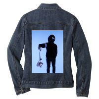 Ngrusak Guitar Art Ladies Denim Jacket | Artistshot