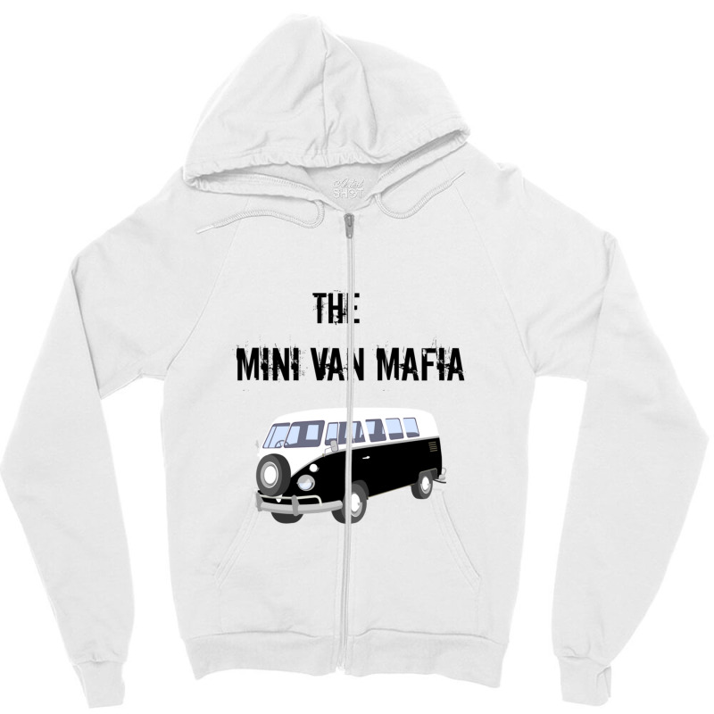 The Mini Van Mafia Zipper Hoodie by ClarissaEaton | Artistshot