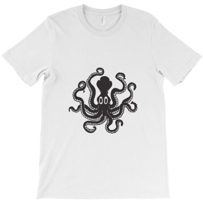Minoan Octopus T-shirt Designed By Denny Sumargo