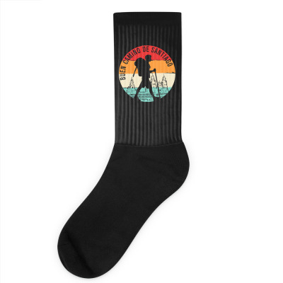 Buen Camino De Santiago De Compostela Socks By Cuser3772 - Artistshot