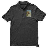 Santa Claus Delivering Toys To Homes Illustration (1909) Men's Polo Shirt | Artistshot