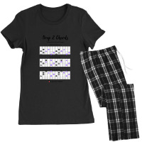 Guitar Chords Drop 2 Dominant 7 Flat Five Women's Pajamas Set | Artistshot