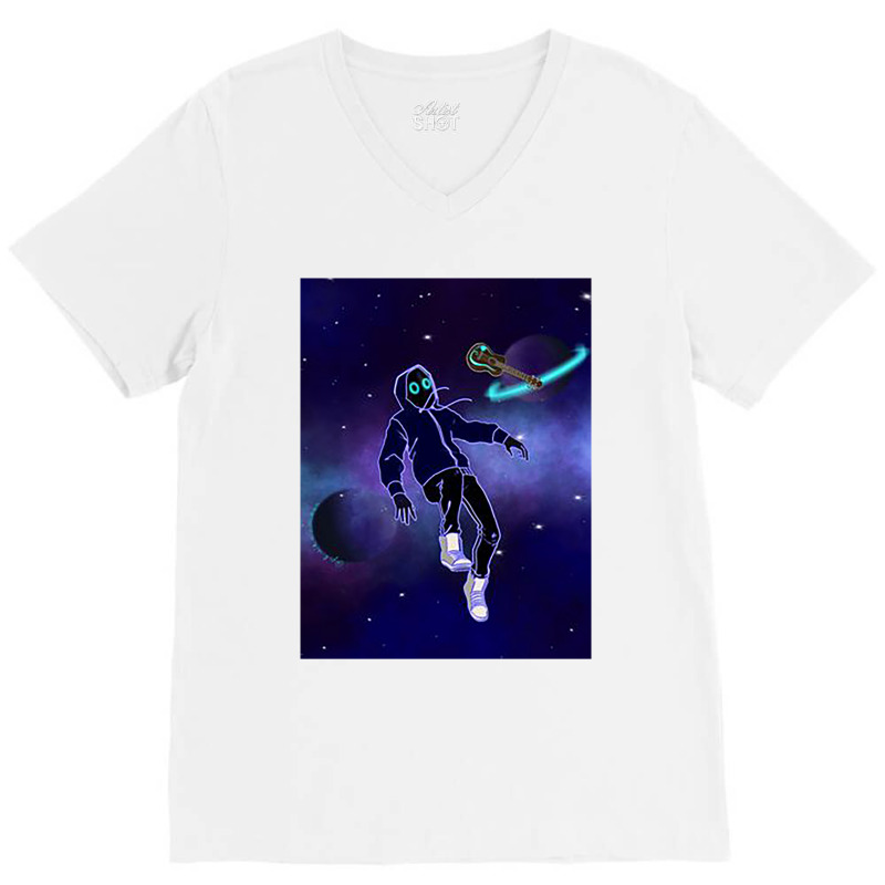 Uke Animation V-Neck Tee by cm-arts | Artistshot