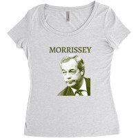 Morrissey Nigel Farage Parody Design Women's Triblend Scoop T-shirt | Artistshot