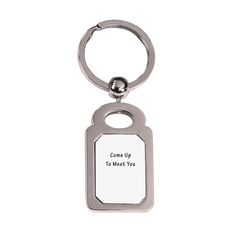 Come Up To Meet You By Jackmiller1 T Shirt Silver Rectangle Keychain | Artistshot