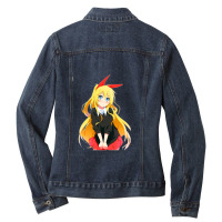 Anime Nisekoi Anime Girl Ladies Denim Jacket | Artistshot