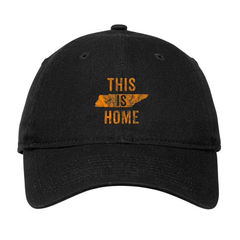 This Is Home Tennessee State Orange Proud Fan Vintage Adjustable Cap by cm-arts | Artistshot