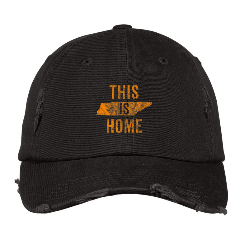 This Is Home Tennessee State Orange Proud Fan Vintage Vintage Cap by cm-arts | Artistshot