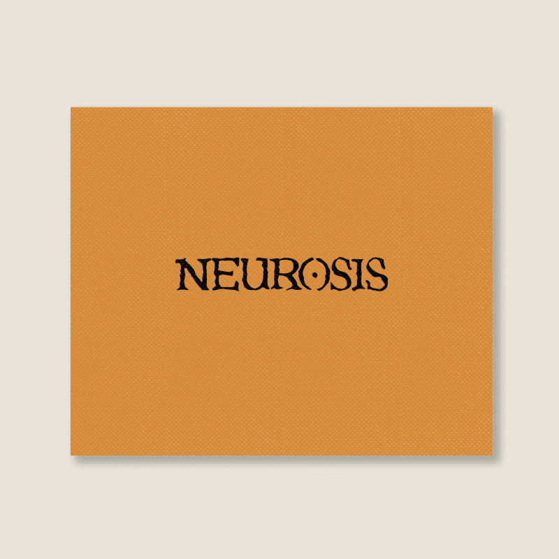 Neurosis | Black Design Landscape Canvas Print | Artistshot