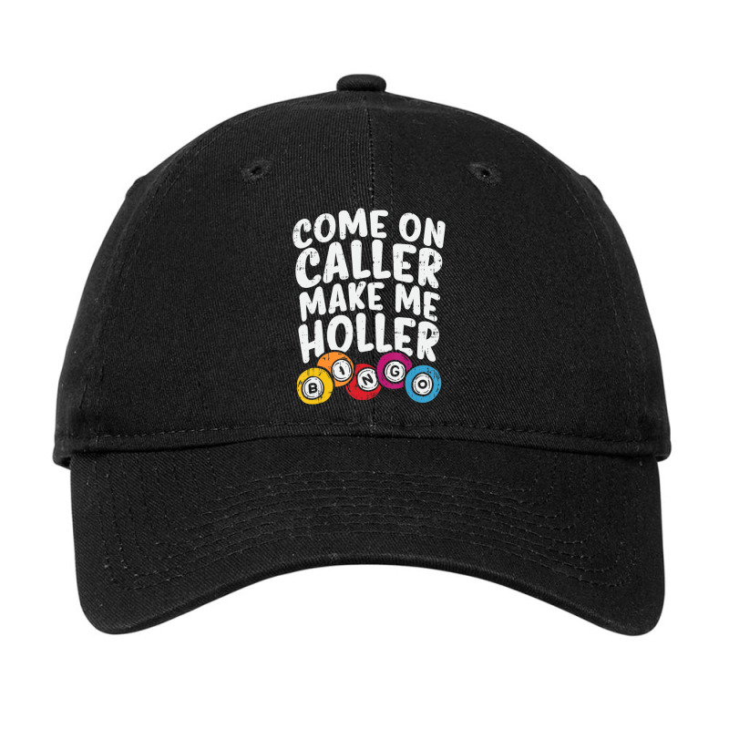 Come On Caller Make Me Holler Bingo Player Quote Adjustable Cap by cm-arts | Artistshot