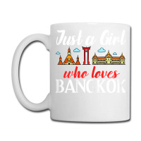 Bangkok Thailand City Trip Skyline Map Coffee Mug | Artistshot