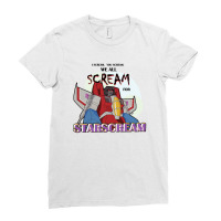 We All Scream For Starscream (light Tee) For Friend Ladies Fitted T-shirt | Artistshot