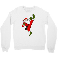 Santa Claus Christmas Taekwondo Crewneck Sweatshirt | Artistshot