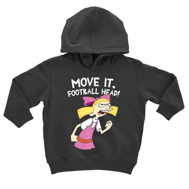 Hey Arnold Helga Move It Football Head Toddler Hoodie by cm-arts | Artistshot