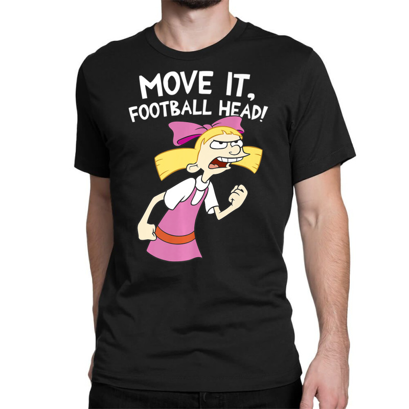 Hey Arnold Helga Move It Football Head Classic T-shirt by cm-arts | Artistshot